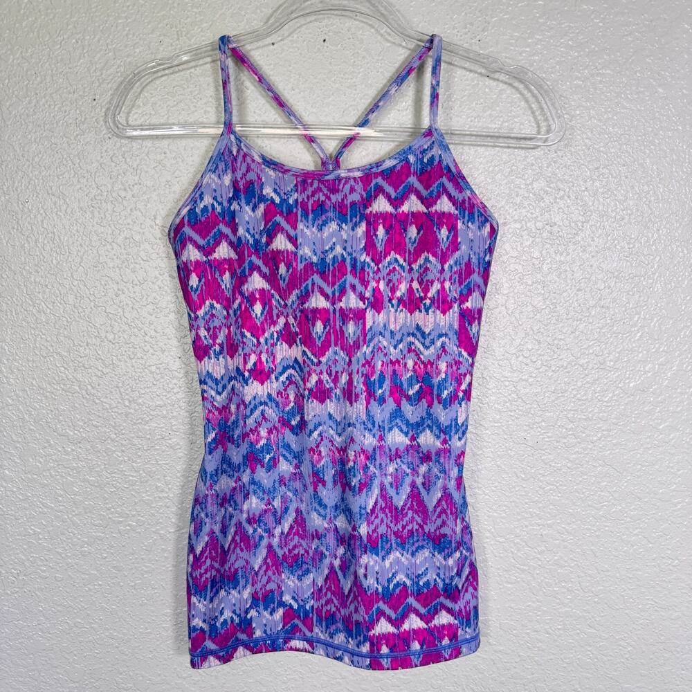 Ivivva Lululemon Power Y Tank Girls 14 Athletic Top Activewear Kids Gym Workout